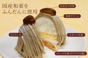 和菓子屋のつくる　和栗モンブラン　商品概要